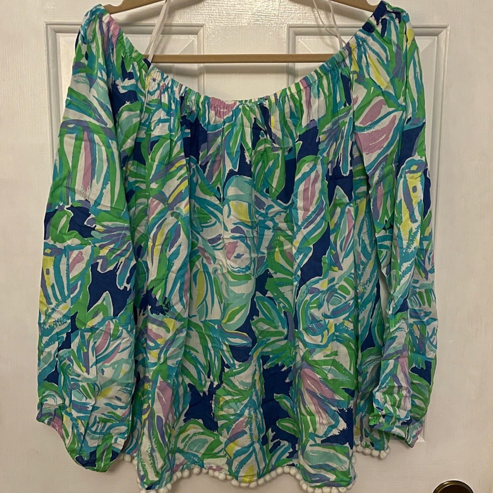 Green/Blue Lilly Pulitzer Top
